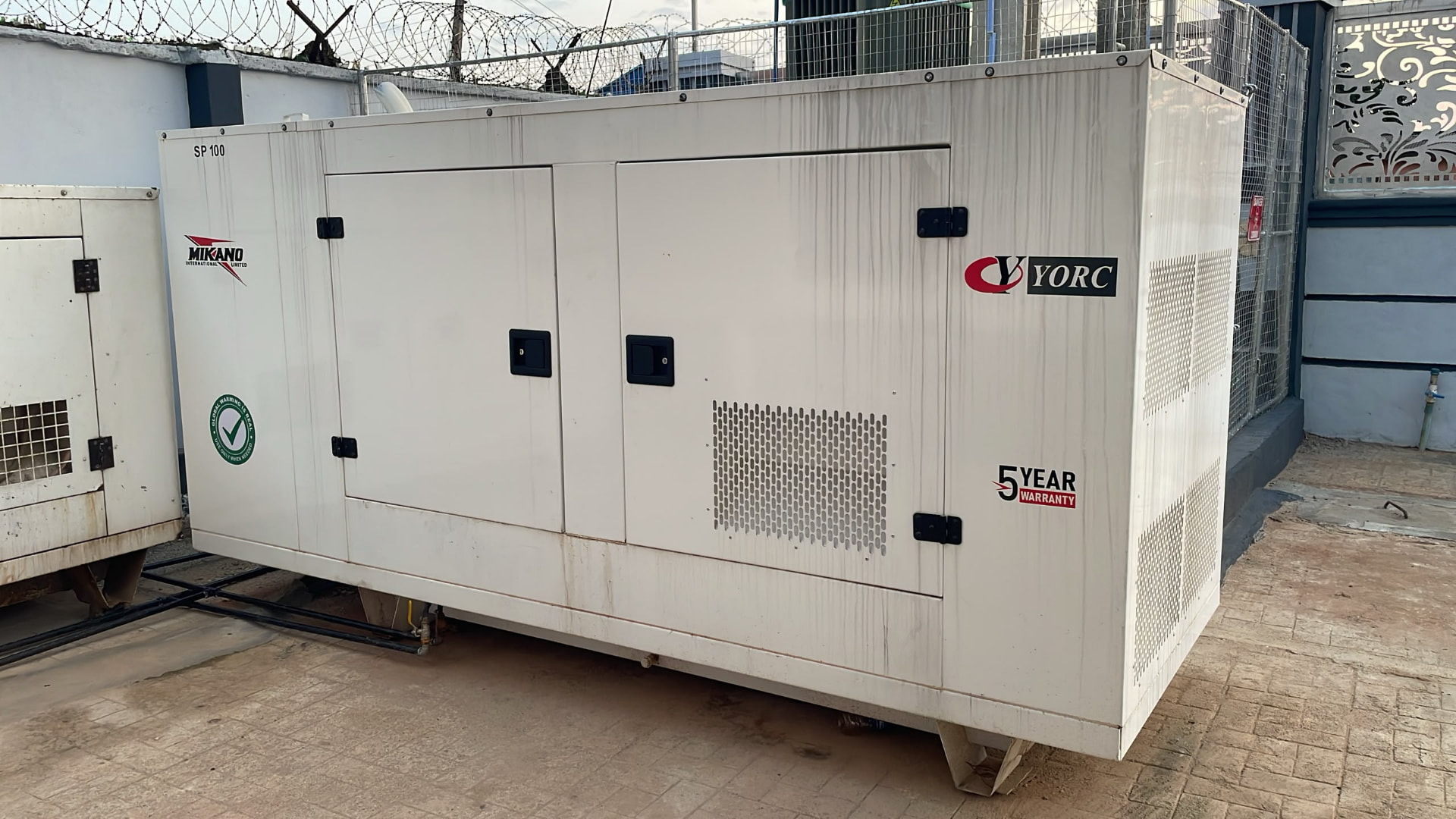 100 KVA standby generator